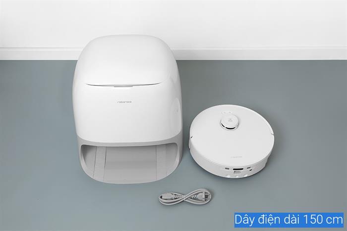 Robot hút bụi Roborock Qrevo Curv 2 Flow Màu Trắng