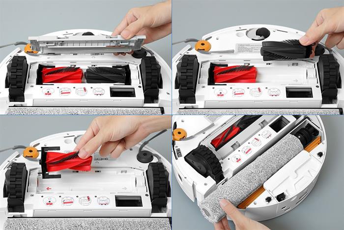 Robot hút bụi Roborock Qrevo Curv 2 Flow Màu Trắng