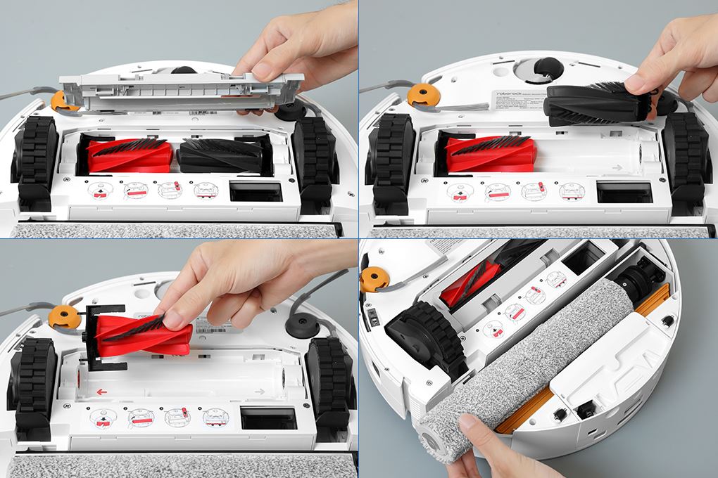 Robot hút bụi Roborock Qrevo Curv 2 Flow Màu Trắng