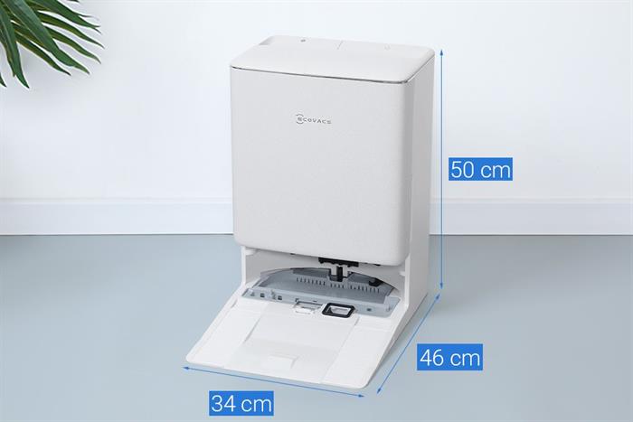 Robot hút bụi lau nhà Ecovacs Deebot T90 PRO OMNI - Trắng Màu Trắng