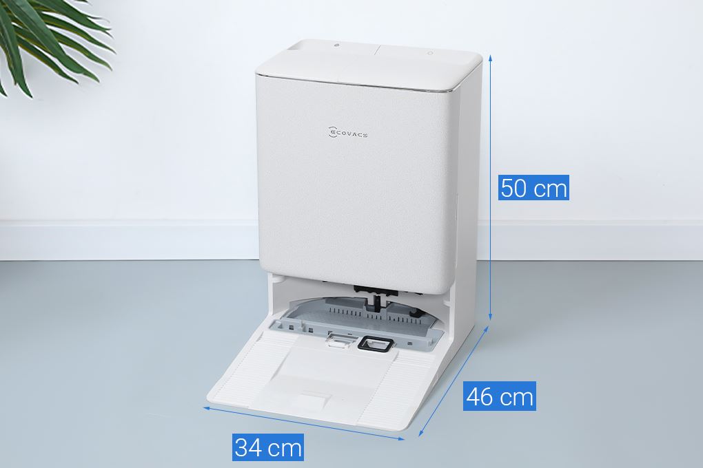 Robot hút bụi lau nhà Ecovacs Deebot T90 PRO OMNI - Trắng Màu Trắng