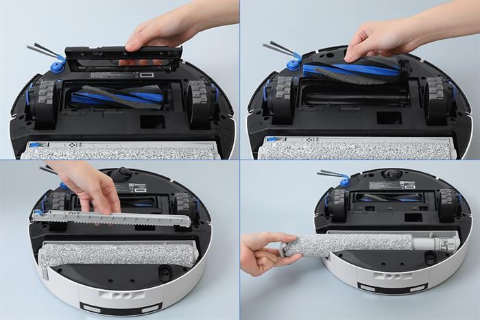 Robot hút bụi lau nhà Ecovacs Deebot T90 PRO OMNI - Trắng Màu Trắng