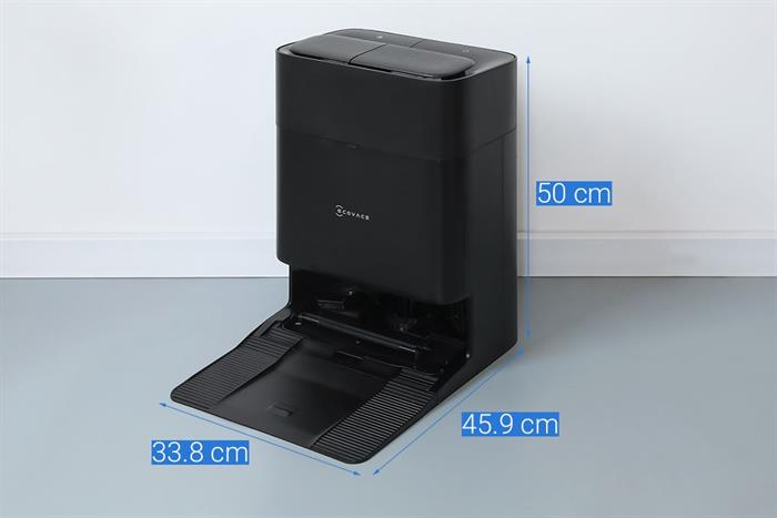 Robot hút bụi lau nhà Ecovacs Deebot T80S OMNI Màu Đen