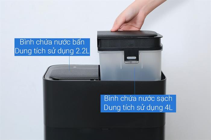 Robot hút bụi lau nhà Ecovacs Deebot T80S OMNI Màu Đen