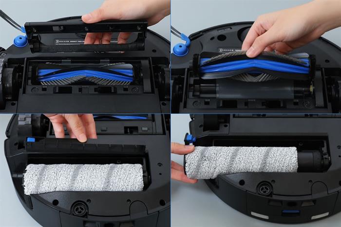 Robot hút bụi lau nhà Ecovacs Deebot T80S OMNI Màu Đen