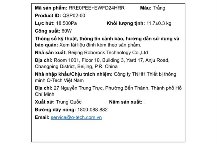 Robot hút bụi lau nhà Roborock Q Revo S Pro - Trắng Màu Trắng