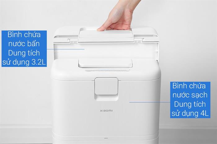 Robot hút bụi lau nhà Xiaomi H50 Pro EU BHR089NEU Màu Trắng