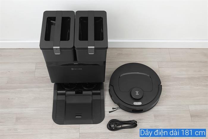 Robot hút bụi lau nhà Ecovacs T30C Gen 2 Đen Màu Đen