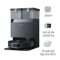 Robot hút bụi lau nhà Ecovacs T30C Prime Omni Đen