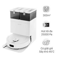 Robot hút bụi lau nhà Ecovacs T30C Prime Omni Trắng
