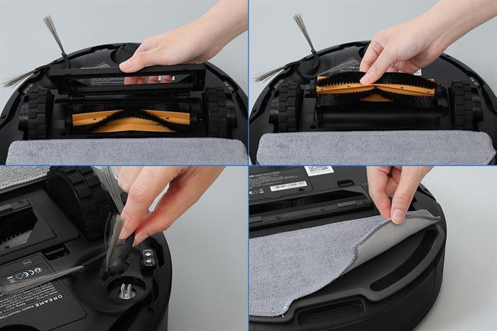 Robot hút bụi lau nhà Dreame F20 Màu Đen