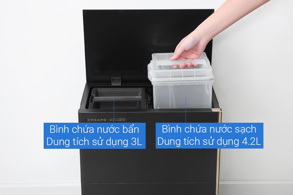 Robot hút bụi lau nhà Dreame X60 Ultra Màu Đen
