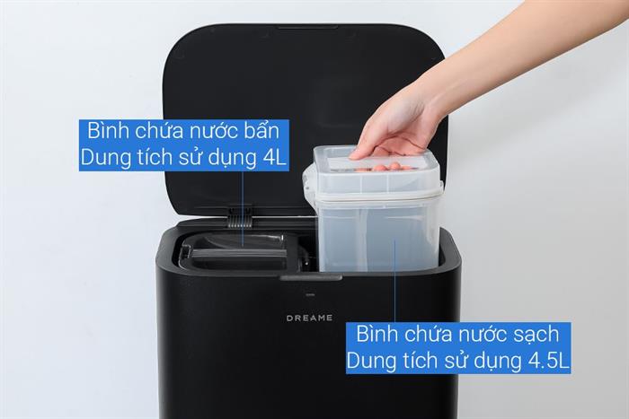 Robot hút bụi lau nhà Dreame D30 Ultra Màu Đen