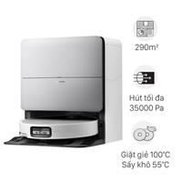 Robot hút bụi lau nhà Roborock Saros 20 Sonic Complete - Trắng