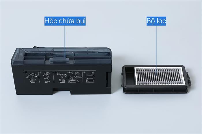 Robot hút bụi lau nhà Ecovacs X12 OMNICYCLONE Màu Đen