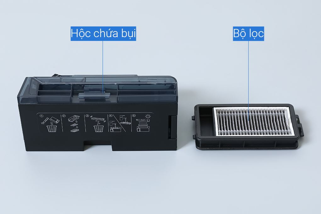 Robot hút bụi lau nhà Ecovacs X12 OMNICYCLONE Màu Đen