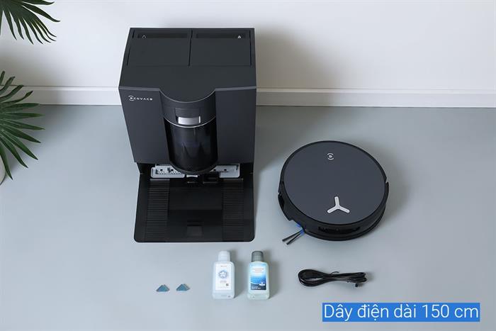 Robot hút bụi lau nhà Ecovacs X12 OMNICYCLONE Màu Đen