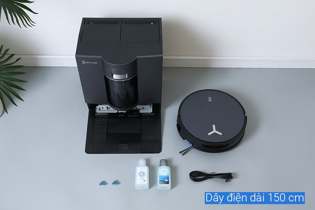 Robot hút bụi lau nhà Ecovacs X12 OMNICYCLONE Màu Đen