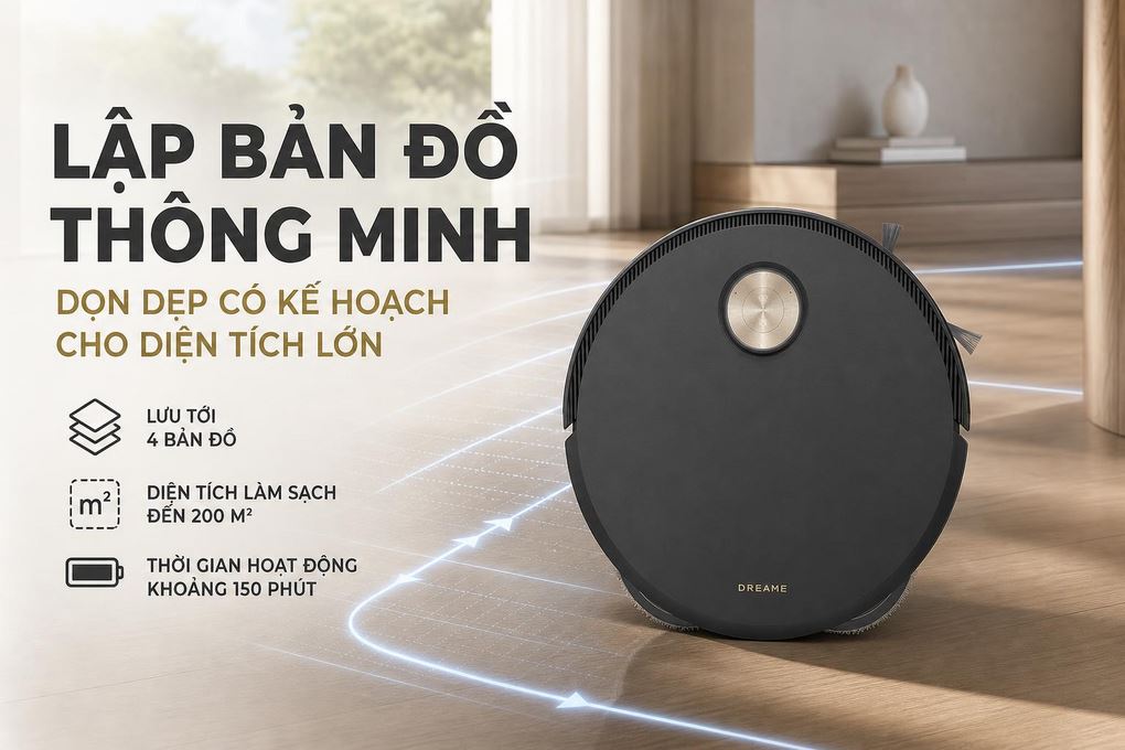 Robot hút bụi lau nhà Dreame X50 Pro Ultra Màu Đen