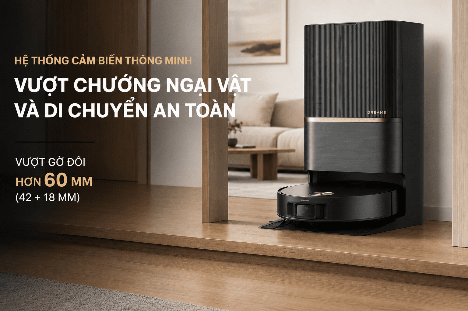 Robot hút bụi lau nhà Dreame X50 Pro Ultra Màu Đen