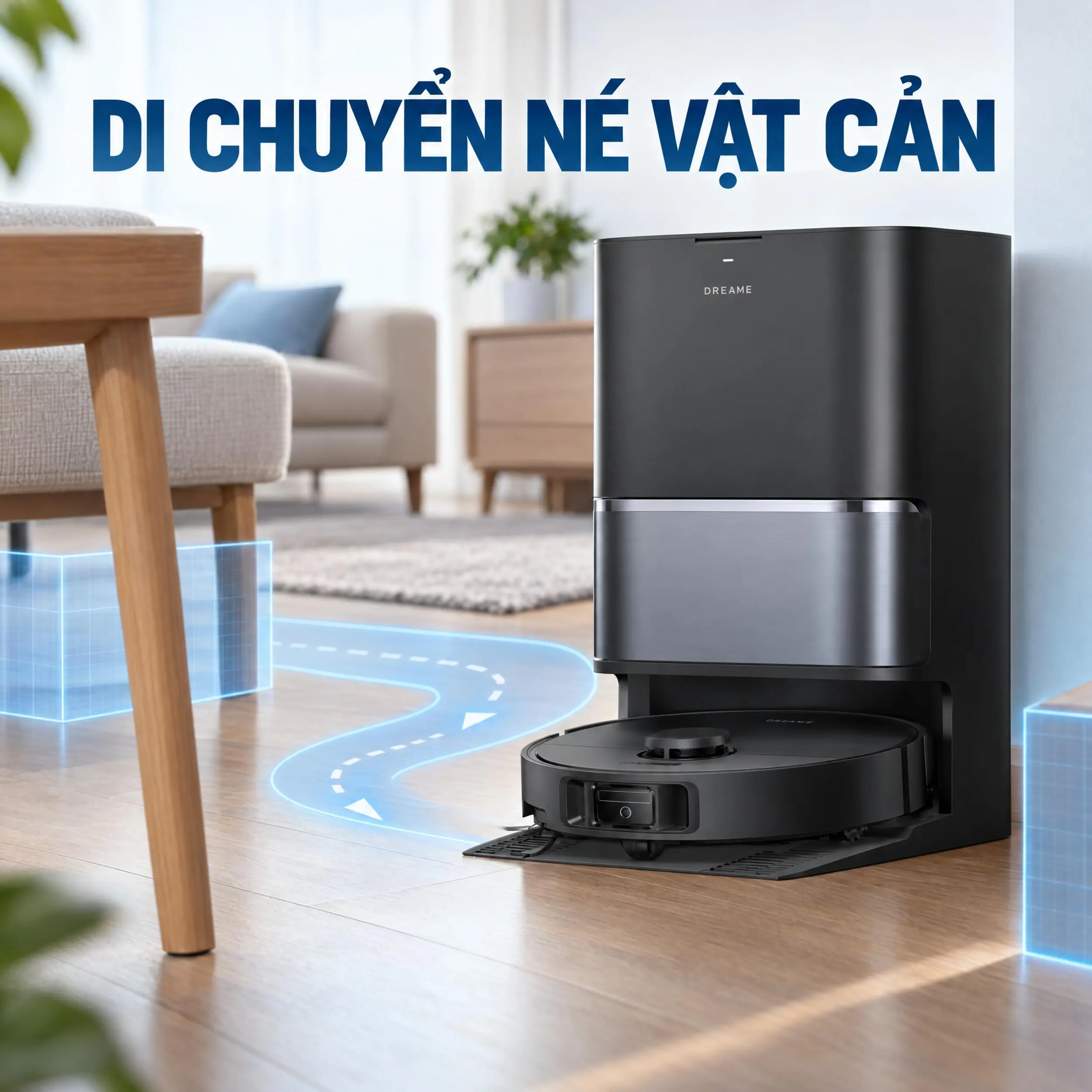 Robot hút bụi lau nhà Dreame L10s Ultra (Gen 3) - Di chuyển