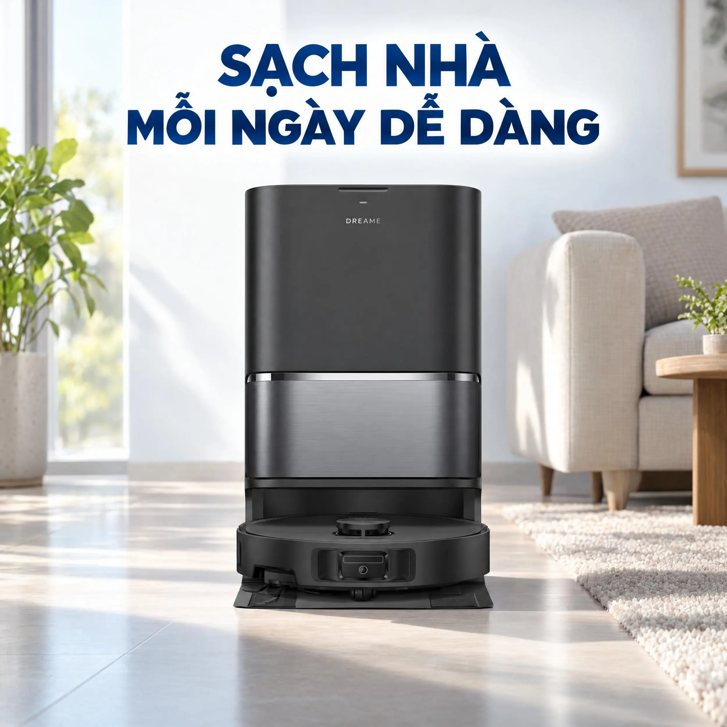 Robot hút bụi lau nhà Dreame L10s Ultra (Gen 3) - Kích thước gọn nhẹ