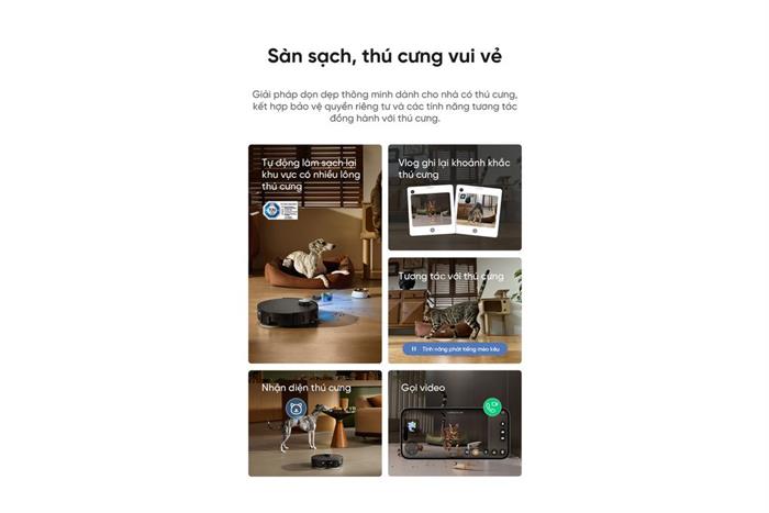 Robot hút bụi lau nhà Dreame X60 Ultra Extreme Đen Màu Đen