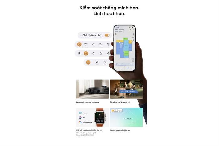 Robot hút bụi lau nhà Dreame X60 Ultra Extreme Đen Màu Đen