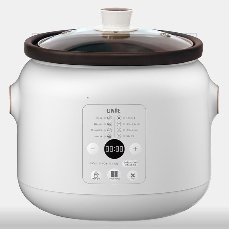 Nồi nấu chậm Unie 2 lít USC208 Màu Trắng