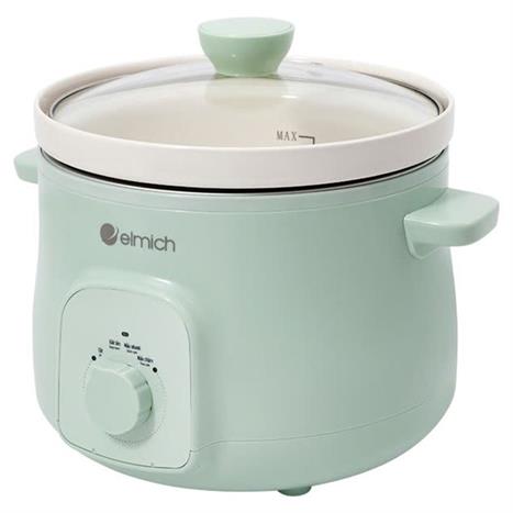 Nồi nấu chậm Elmich 3 lít SCE0489 Màu Xanh mint