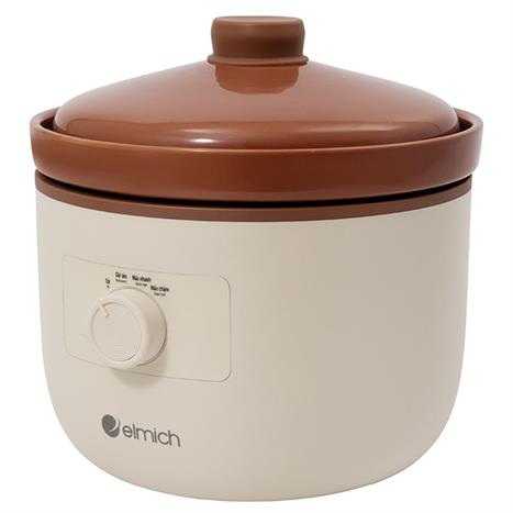 Nồi nấu chậm Elmich 2.5 lít SCE0429 Màu Trắng