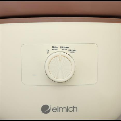 Nồi nấu chậm Elmich 2.5 lít SCE0429 Màu Trắng