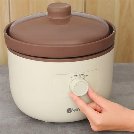 Nồi nấu chậm Elmich 2.5 lít SCE0429 Màu Trắng