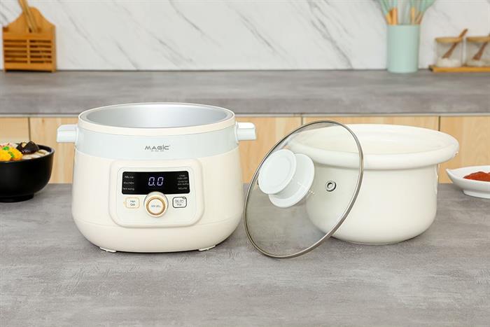 Nồi nấu chậm Magic 2 lít A-050 Màu Xám