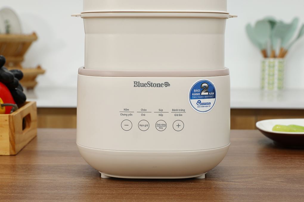 Nồi nấu chậm BlueStone 1 lít SCB-6119 Màu Trắng