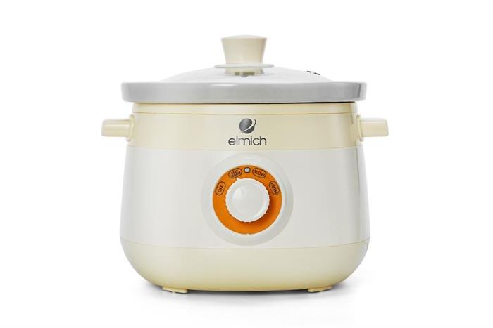 Nồi nấu chậm Elmich 2 lít SCE-8525 Màu Màu be