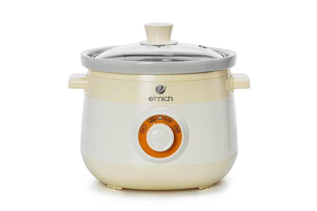 Nồi nấu chậm Elmich 2 lít SCE-8525 Màu Màu be