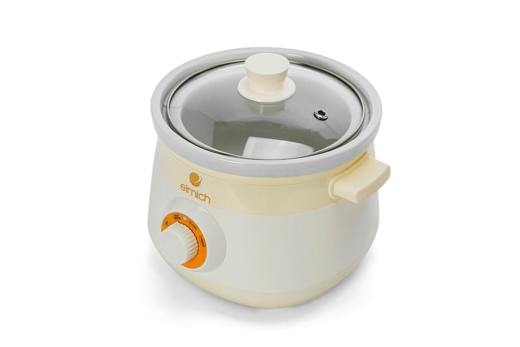Nồi nấu chậm Elmich 2 lít SCE-8525 Màu Màu be
