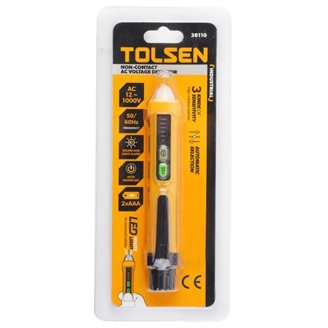 Bút thử điện 156 mm Tolsen 38110 Màu Đen - Vàng