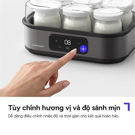 Máy làm sữa chua Lock&Lock EJY213GRY Màu Xám