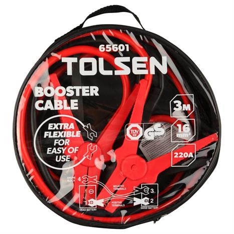 Bộ dây sạc 65601 Tolsen 220A
