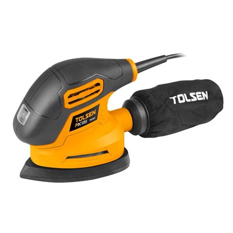 Máy chà nhám Tolsen 200W 79562 Màu Đen - Vàng