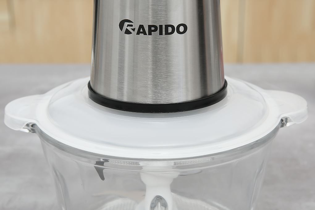 Máy xay thịt đa năng Rapido RMC-300 2 lít Màu Bạc Inox