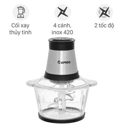 Máy xay thịt đa năng Rapido RMC-300D4 2 lít