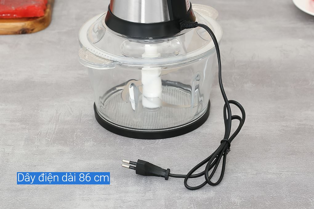Máy xay thịt đa năng Rapido RMC-300D4 2 lít Màu Bạc Inox