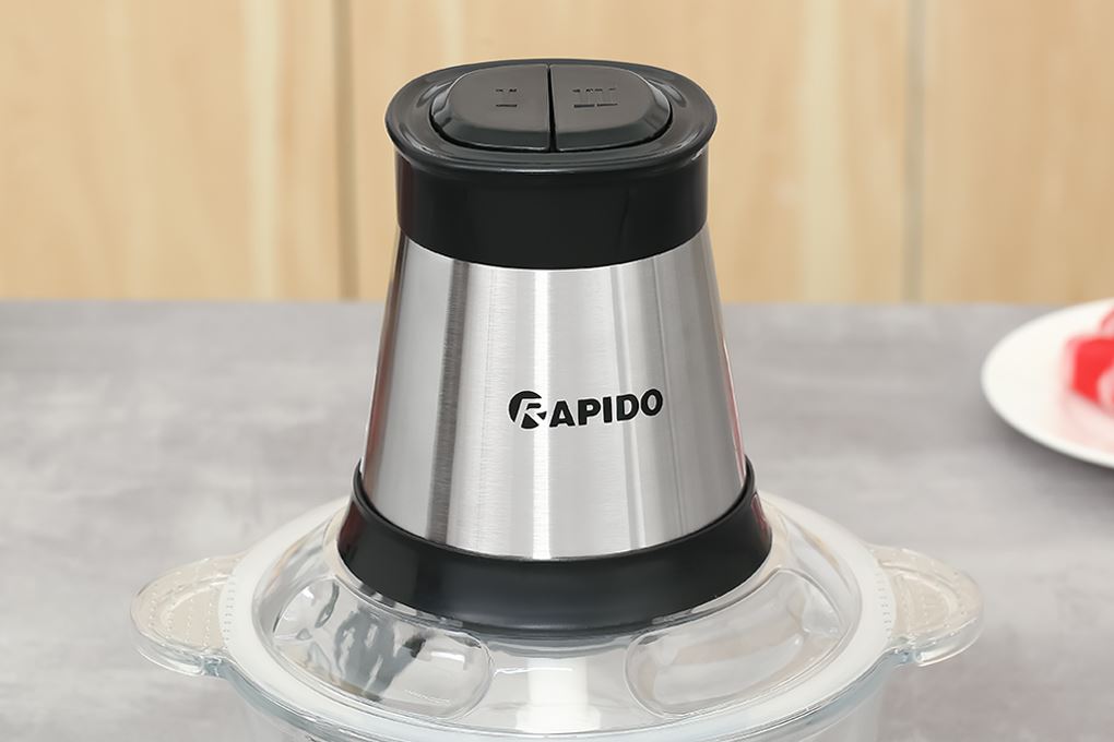 Máy xay thịt đa năng Rapido RMC-300D4 2 lít Màu Bạc Inox