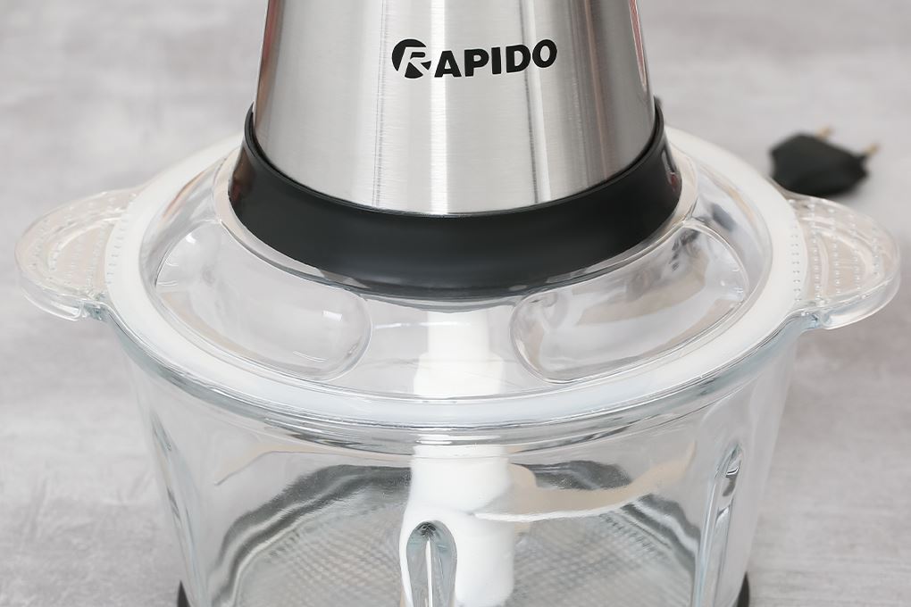 Máy xay thịt đa năng Rapido RMC-300D4 2 lít Màu Bạc Inox
