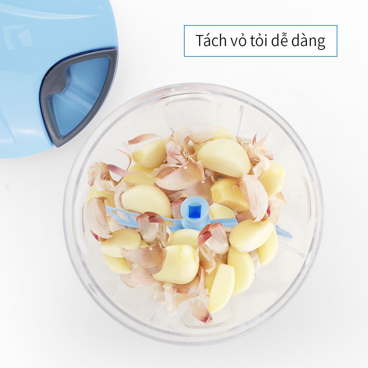 Dụng cụ băm rau củ quả Lock&Lock CKS310BLU 0.9 lít Màu Xanh
