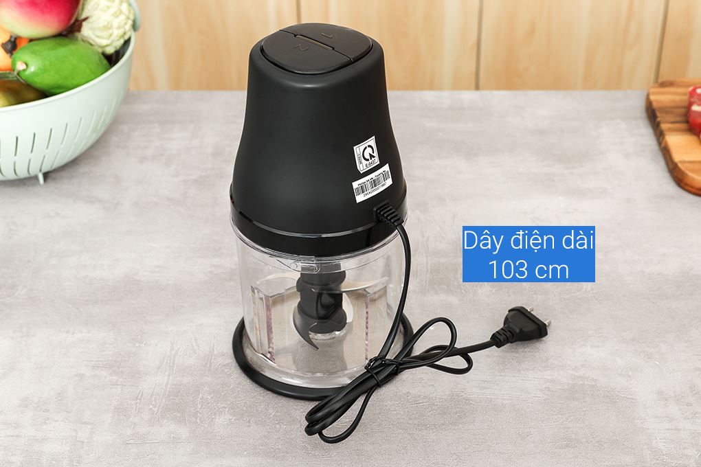Máy xay thịt đa năng Philips HR1501/00 1 lít Màu Đen