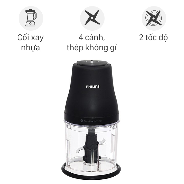 Máy xay thịt đa năng Philips HR1501/00 450W 1 lít